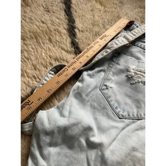 One by One Teaspoon anarchy Eagles Slouchy Jeans drop crotch light blue\ 26 new - Picture 11 of 15